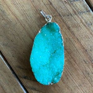 Agate Druzy pendant